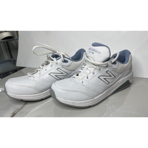 New Balance 928v3 White Leather Walking Shoes Sneakers Sz 2A
